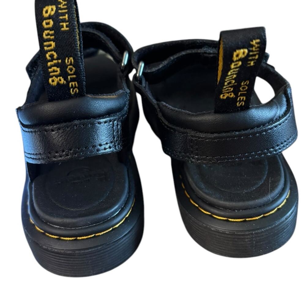 NIB Dr. Martens Klaire J Black Sandals Unisex Little Big Kids US 2 Boy 3 Girl - Picture 7 of 11